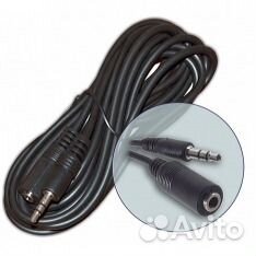 Аудио Удлинитель Мини-джек (3.5мм) -3м. и 5м