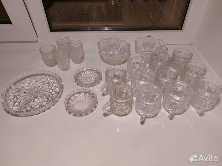 Посуда хрусталь и стекло, СССР