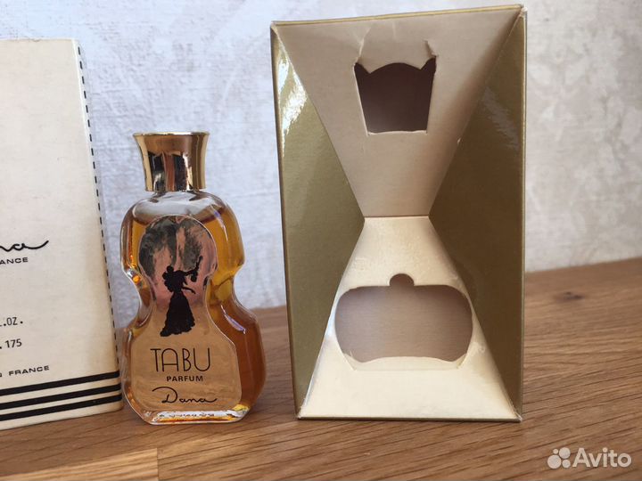 Духи винтаж Dana Tabu 7,5ml сплеш скрипка новые