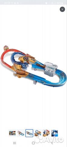 Набор Hot Wheels Монстр-трак Гонка со скорпионом