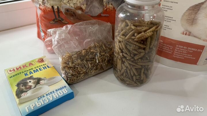 Наполнитель осиновый для грызунов, птиц, корм