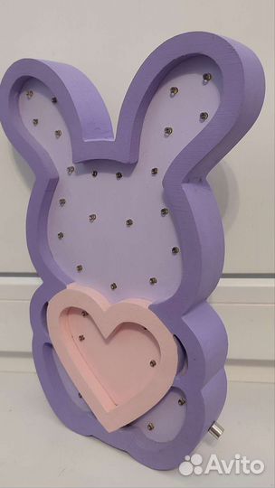 Ночник детский деревянный