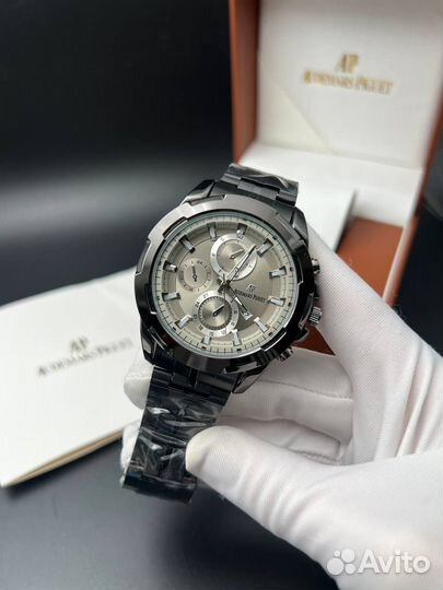 Часы наручные мужские audemars piguet серебро