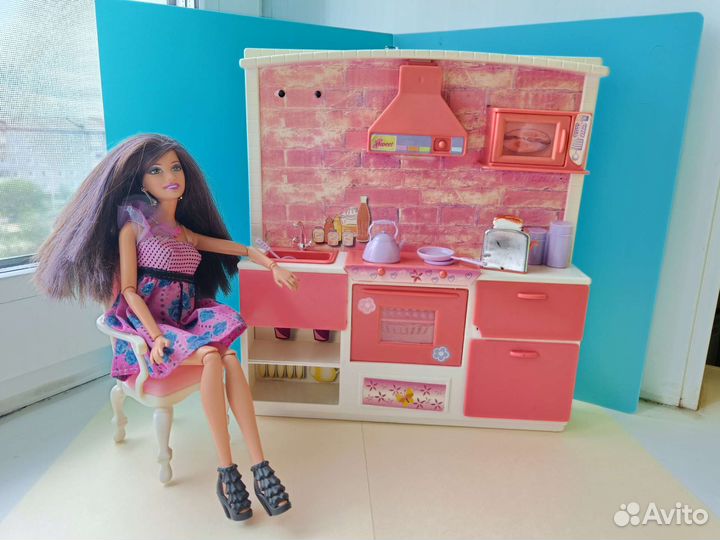 Кухня Барби набор для девочки