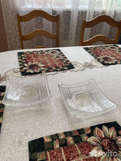 Хрустальные тарелки