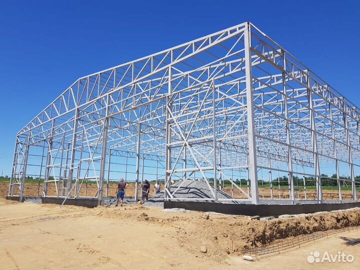 Строительство ангаров складов и зернохранилищ под