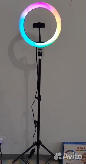 Кольцевая лампа со штативом