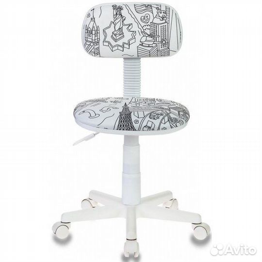 Компьютерное кресло Бюрократ CH-W201NX / PS белое