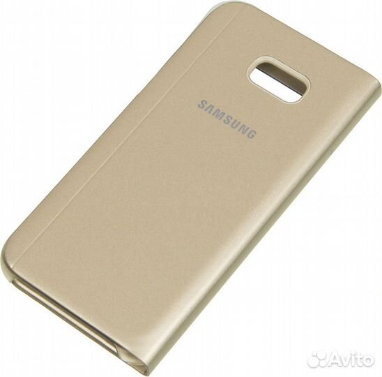 Оригинальный Чехол S-View - Samsung A5 (2017) Gold