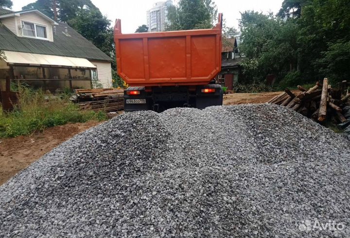 Щебень гранитный
