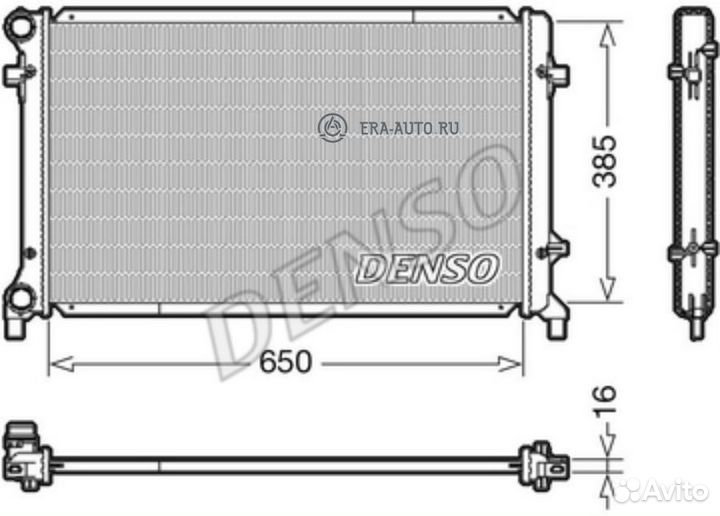 Denso DRM02014 Радиатор 648x414