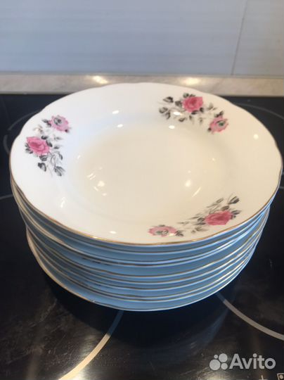 Тарелки фарфор Япония глубокие 23 см