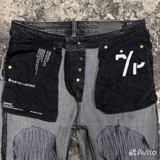 Джинсы Purple Brand PU112 Grey slim fit