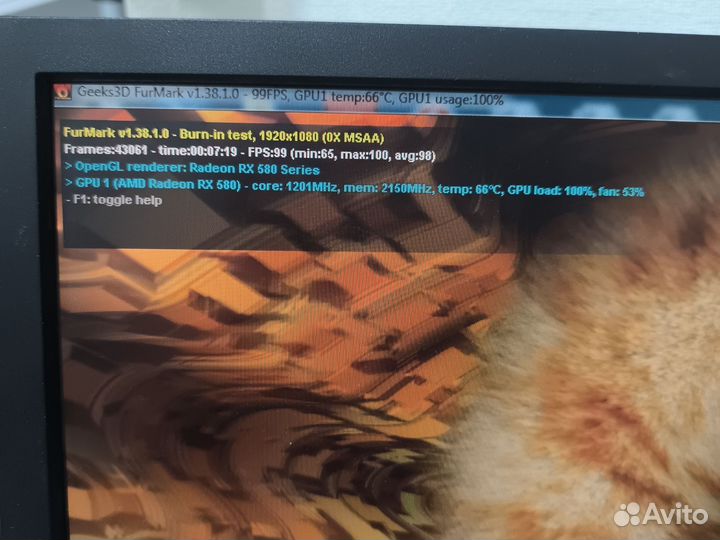 Видеокарта RX580 geming X 8G 4шт