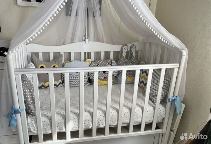 Бортики в детскую кроватку