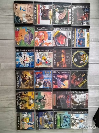 Диски с играми на Sony PlayStation One