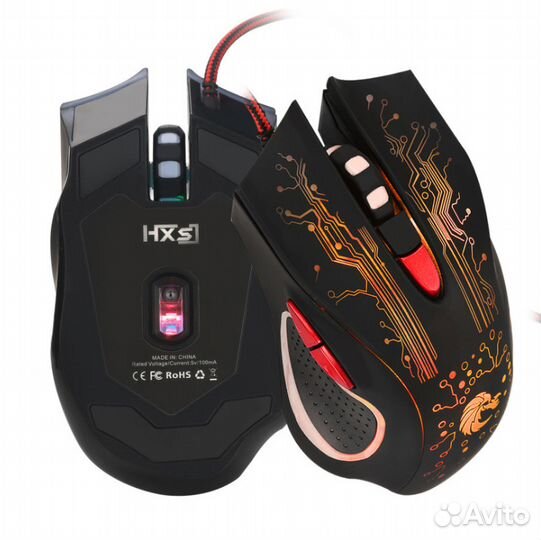 Игровая мышка проводная A885 (hxsj)