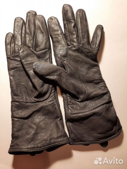 Перчатки женские кожаные размер 7