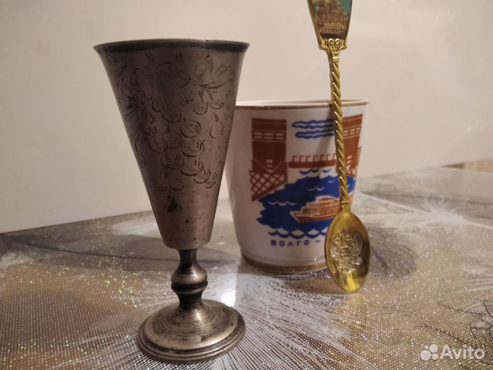 Кружка лфз, ложка и стопка мхр