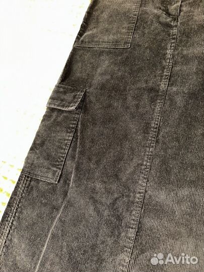 Юбка вельвет миди