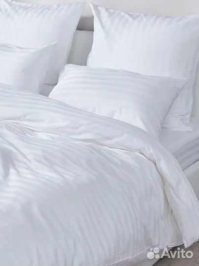 Постельное белье Сатин Страйп Евро