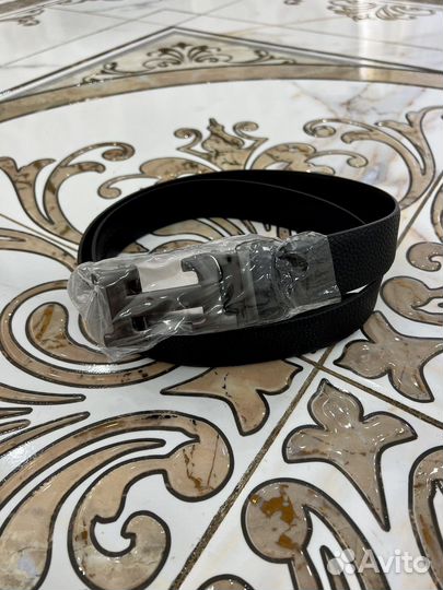 Мужской кожаный ремень новый