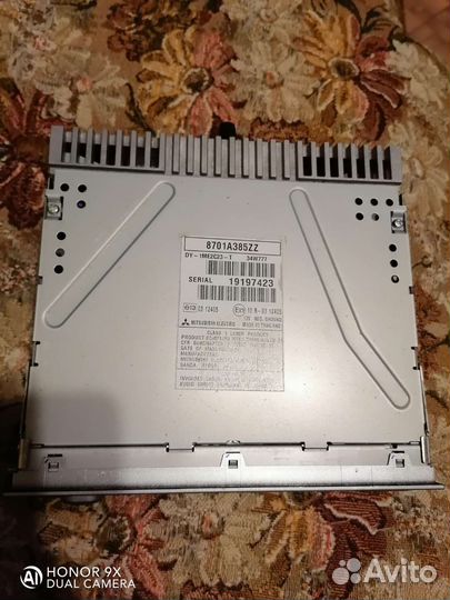 Штатная магнитола на Митсубиси Паджеро спорт