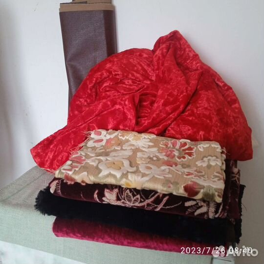 Плюш, бархат для Рукоделия.Винтаж