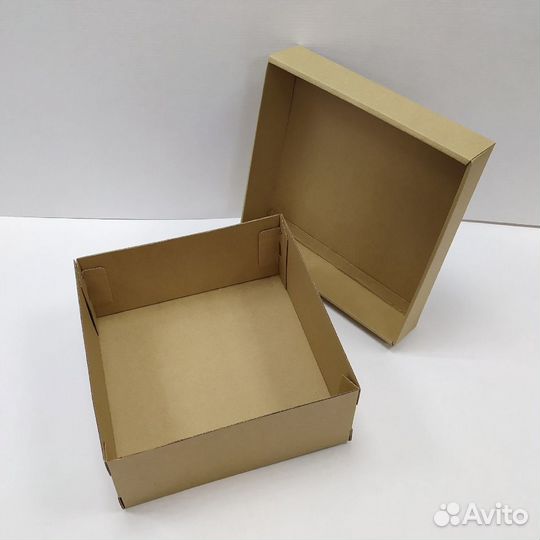 Крафт коробка для изготовления подарка