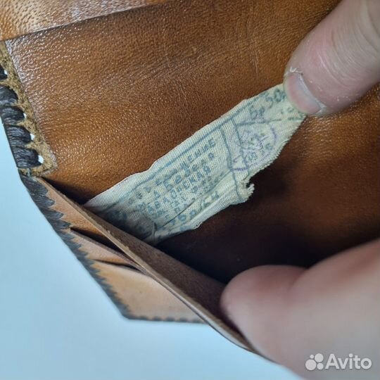 Обложка для паспорта. СССР. Натуральная кожа