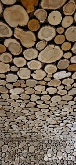 Панно из можжевельника,можжевельник