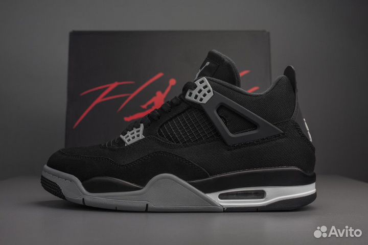 Nike Air Jordan 4 Retro SE Black Canvas