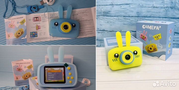 Детский фотоаппарат X9 Зайка Фото Видео Звук