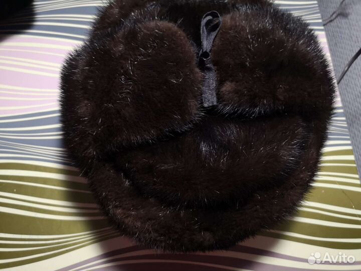 Норковая шапка мужская