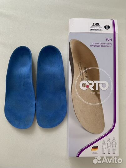 Стельки-супинаторы ортопедические orto