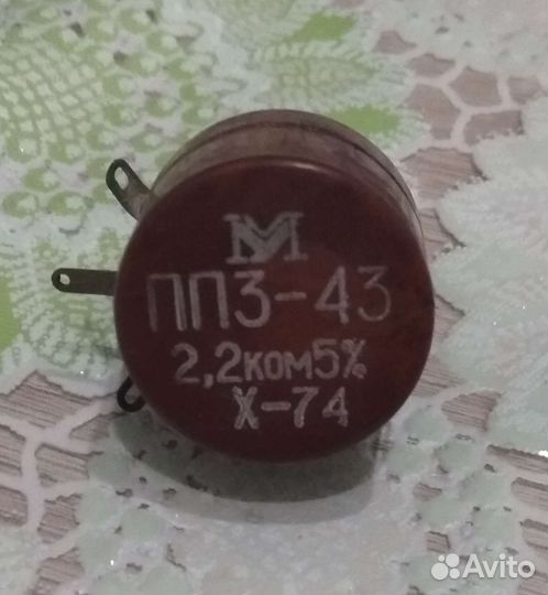 Резисторы пп3-43, пп3-40