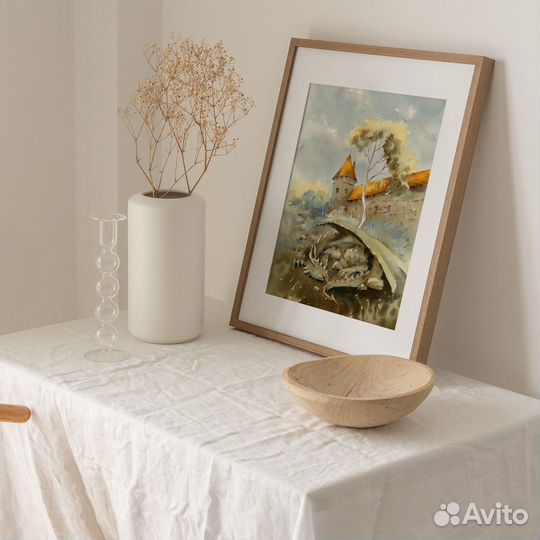 Фэнтези картина с драконом Для детей