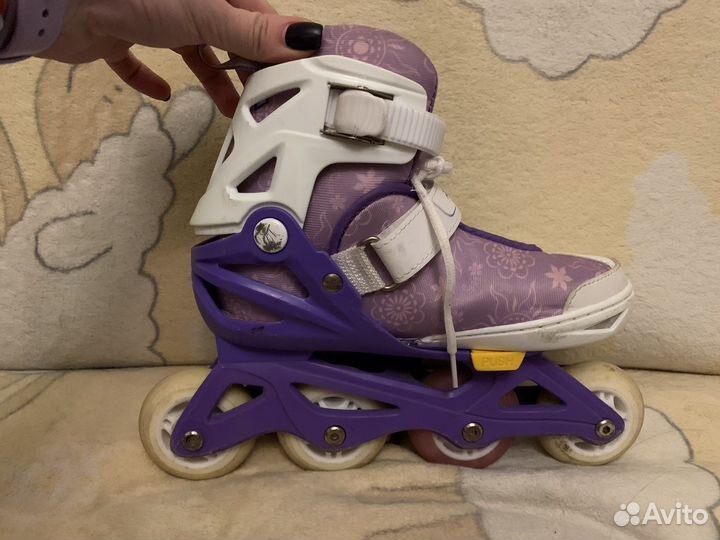 Ролики детские раздвижные 31-36 размер