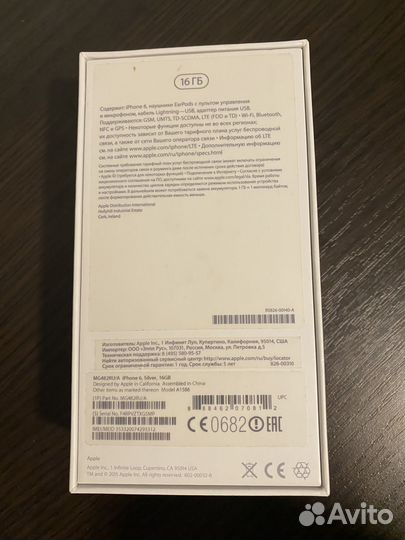 iPhone 6, 16 ГБ