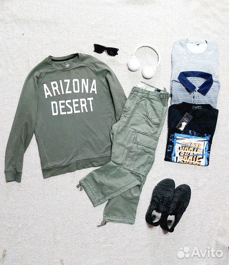 Мужские вещи р 44 пакетом HM 5 вещей