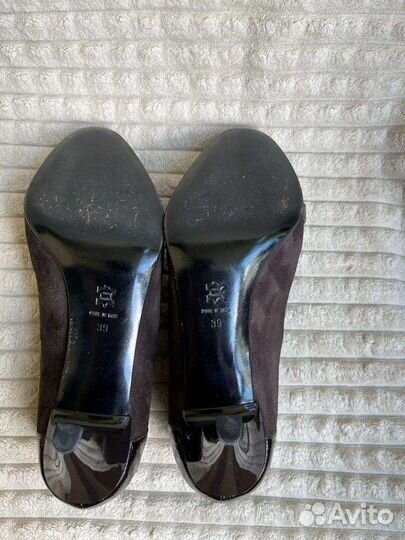 Туфли натуральная замша 38 размер