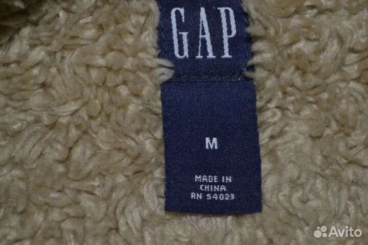 Куртка GAP джинсовая на меху женская шерпа