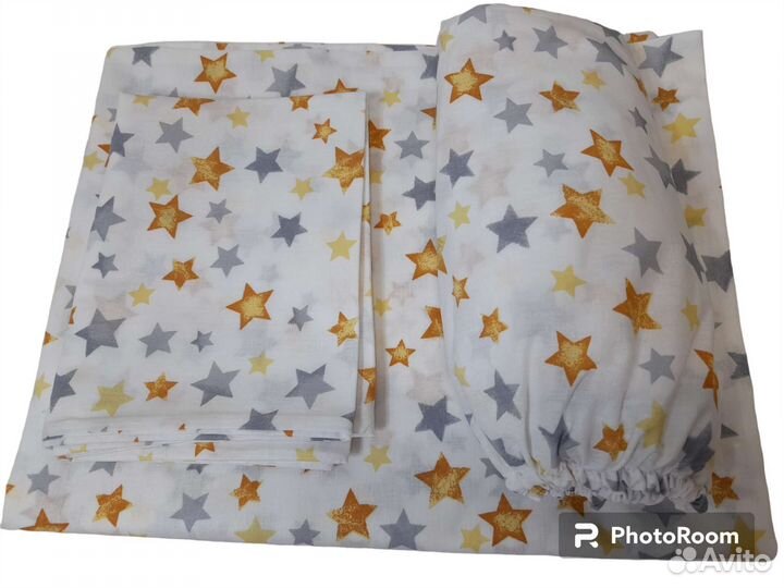 Комплект постельного белья в детскую кроватку