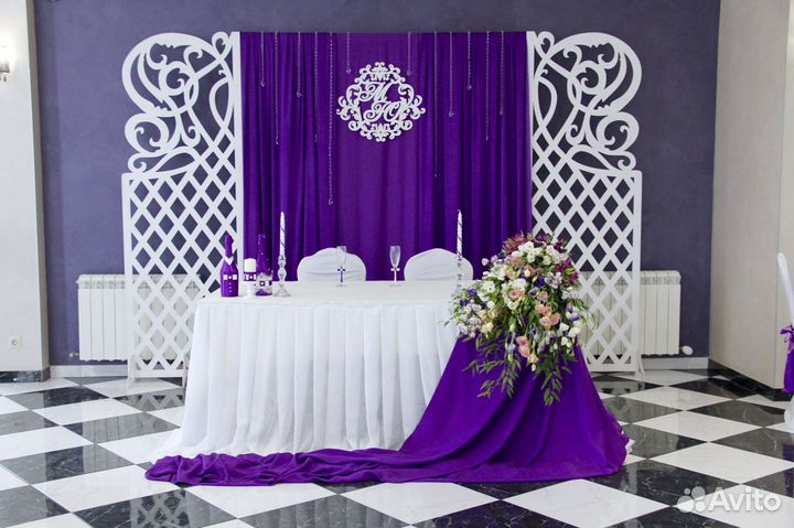 Ширма резная из дерева 3 вида Арка свадебная