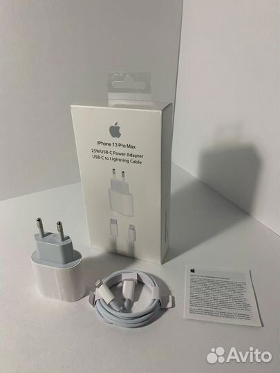 Зарядка на iPhone 25w