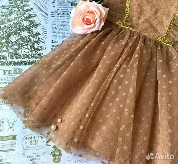 Детское нарядное платье на новый год