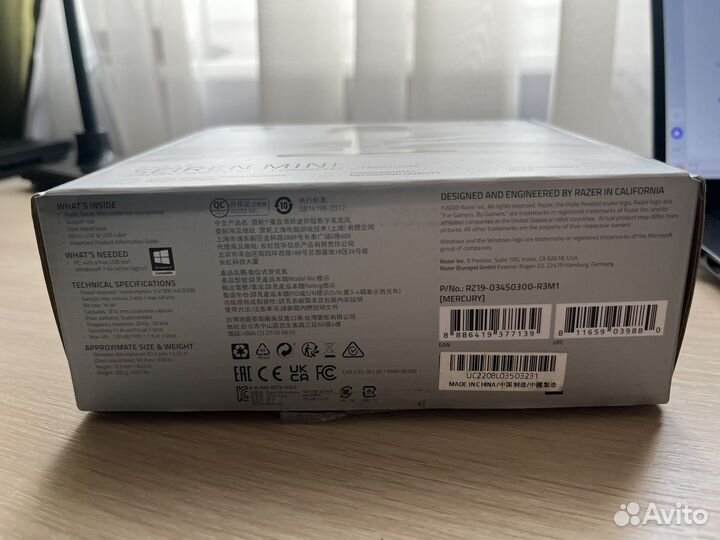 Микрофон razer mini mercury