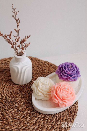 Интерьерные свечи из соевого воска