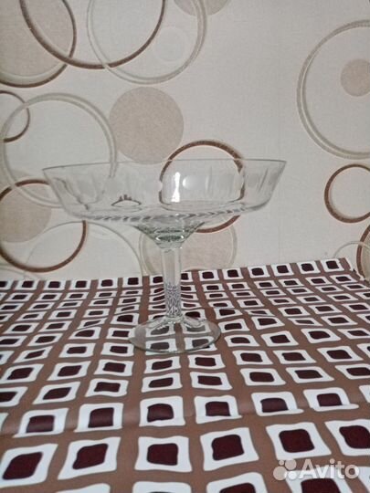 Ваза для фруктов на ножке СССР