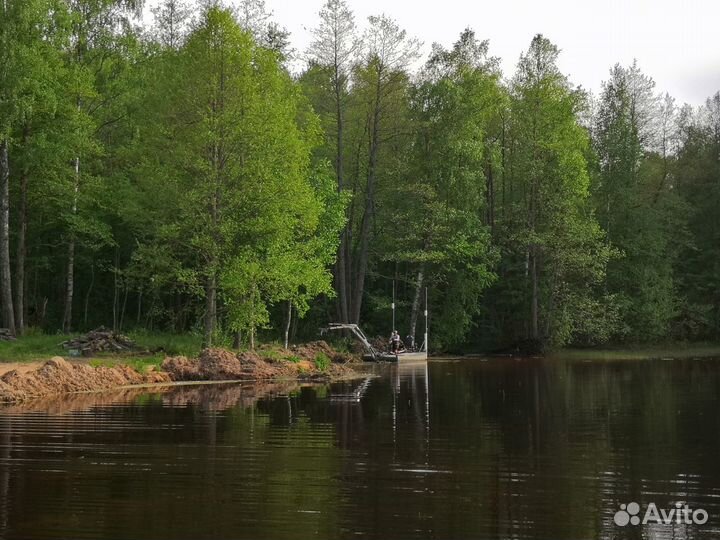 Очистка, углубление водоемов